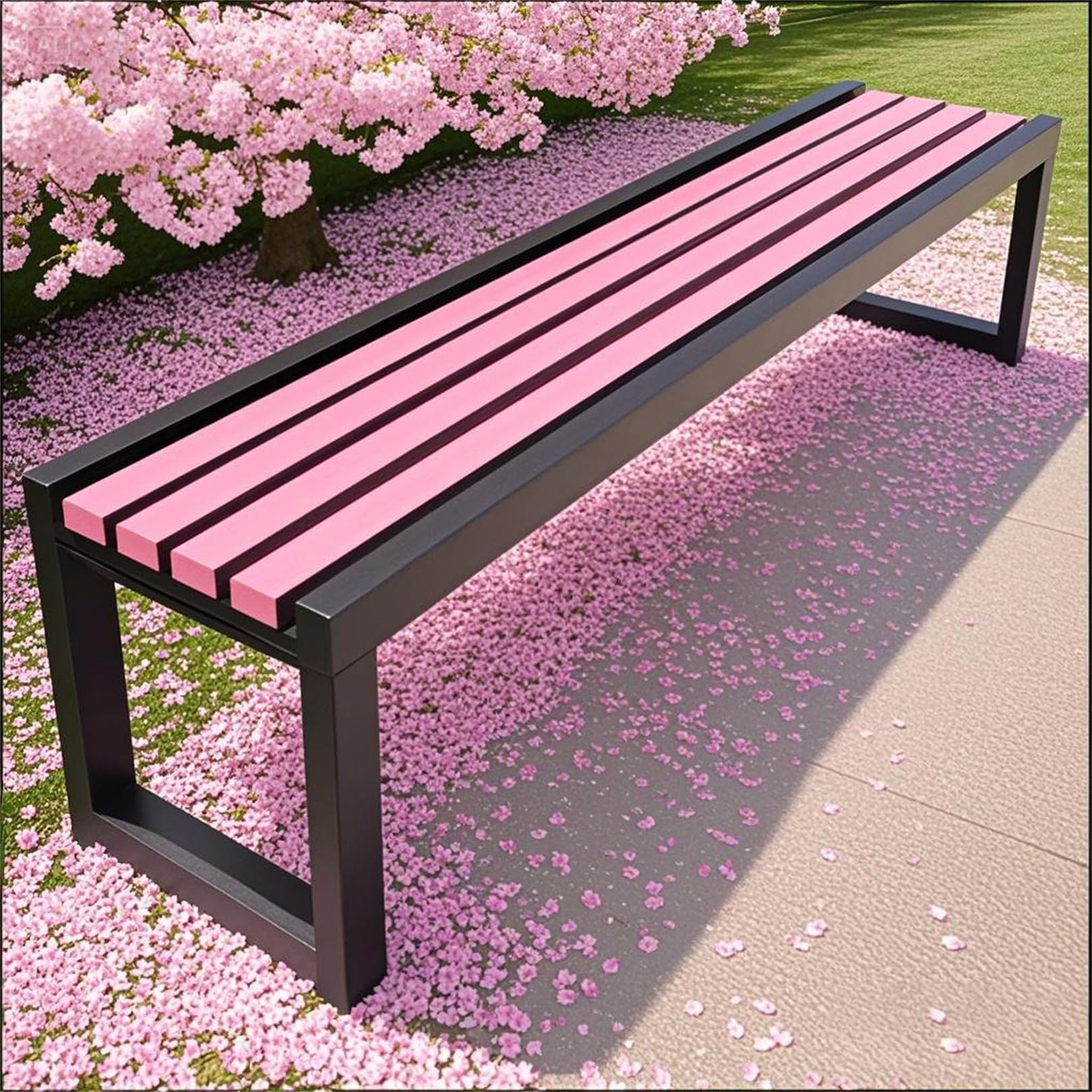 Banc de jardin en métal et bois, créez vos plus beaux souvenirs dehors