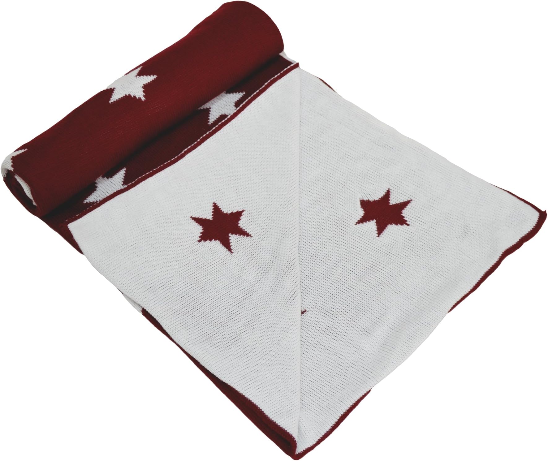 Cuddles Collection Star Blanket (Wine)
