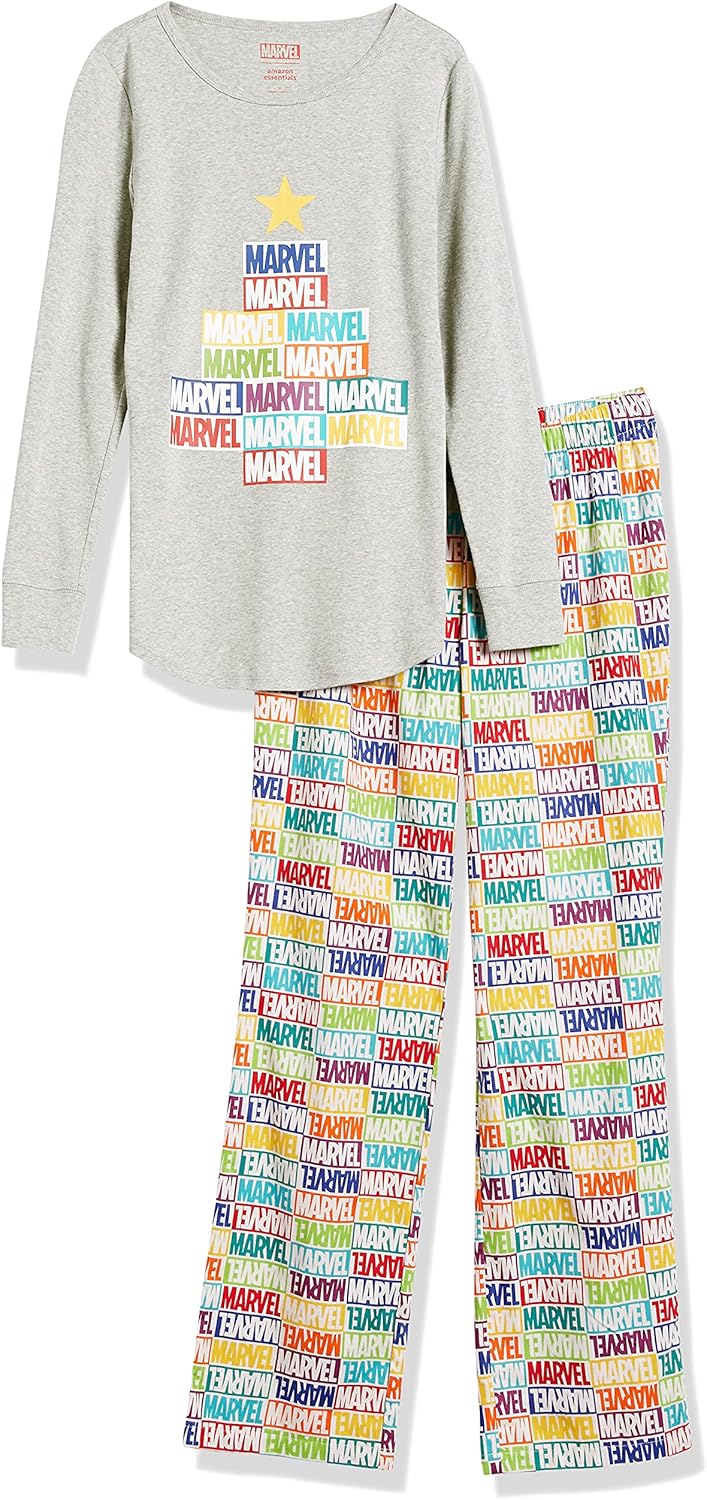 Amazon Essentials Disney | Marvel | Star Wars Women's Flannel Pajama Sleep Sets - Image 6