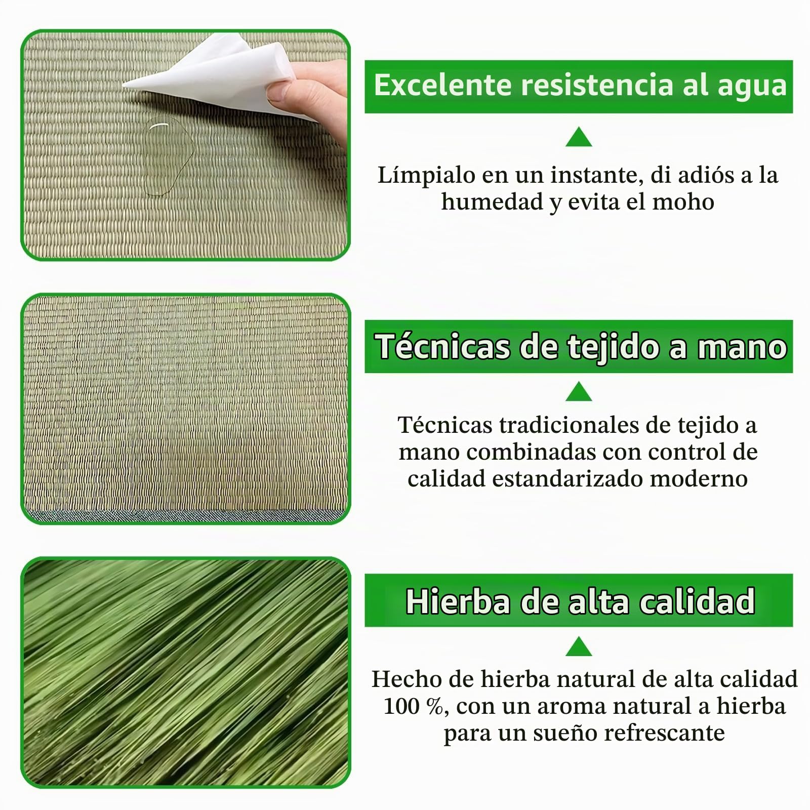Tatami Japones,colchoneta Plegable Futon Cama Tatami Salón Suelo Japonesa Rectangular Alfombras Tatami Plegable Dormir Mat(Size:90 * 200 * 3.5cm)