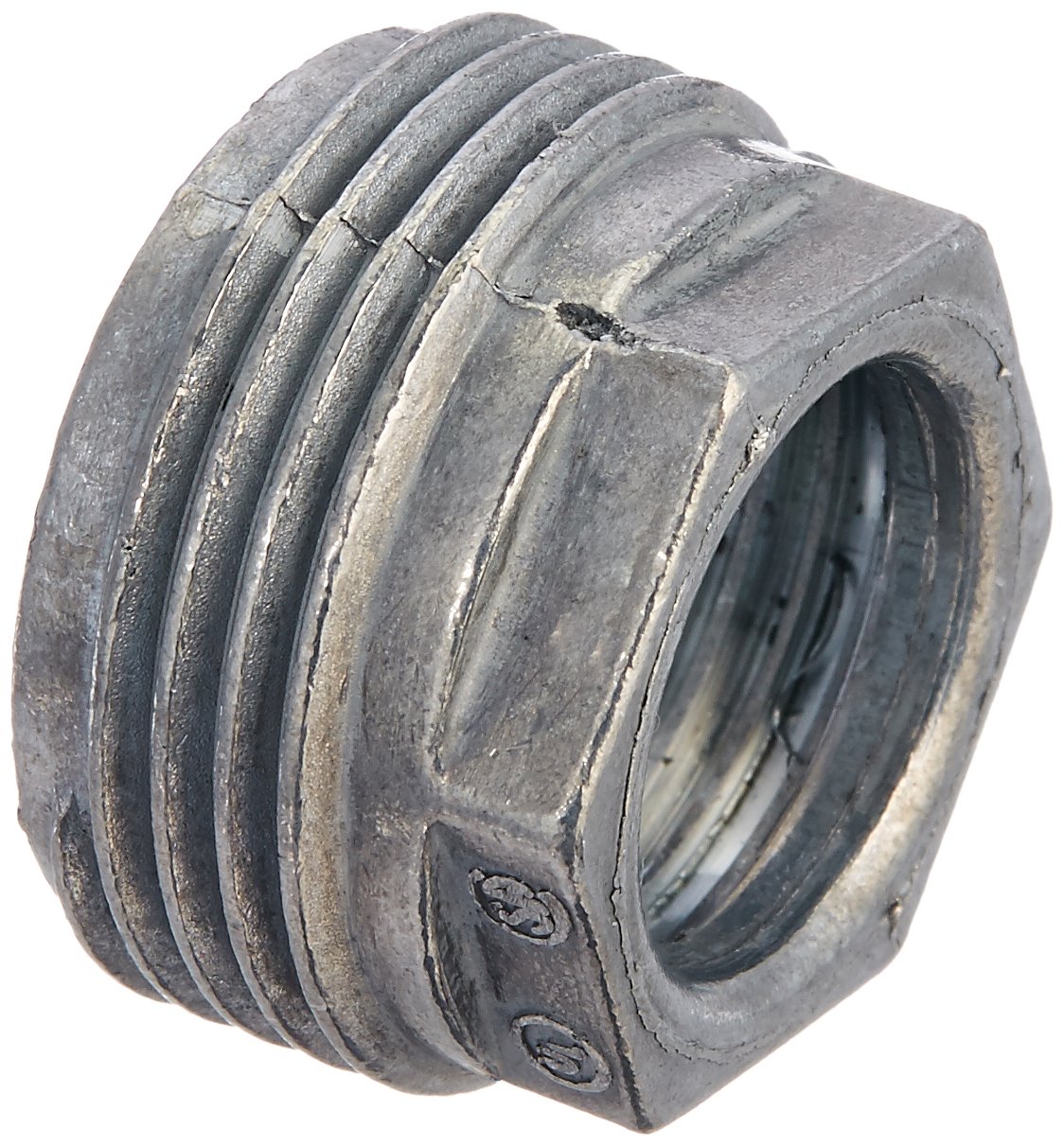 Hubbell-Raco 1142-25 Bushing, Reducing, 3/4-1/2-Inch Trade Size, Steel, Rigid/IMC Conduit