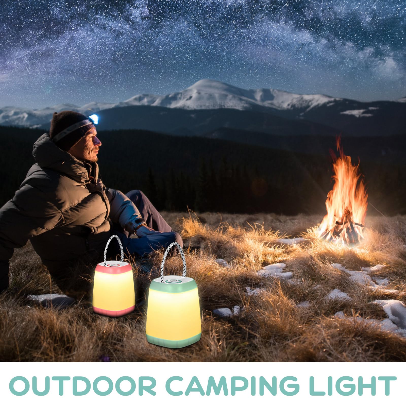 Amazon.com: VIHOSE 6 Pcs Large Battery Powered Camping Lantern