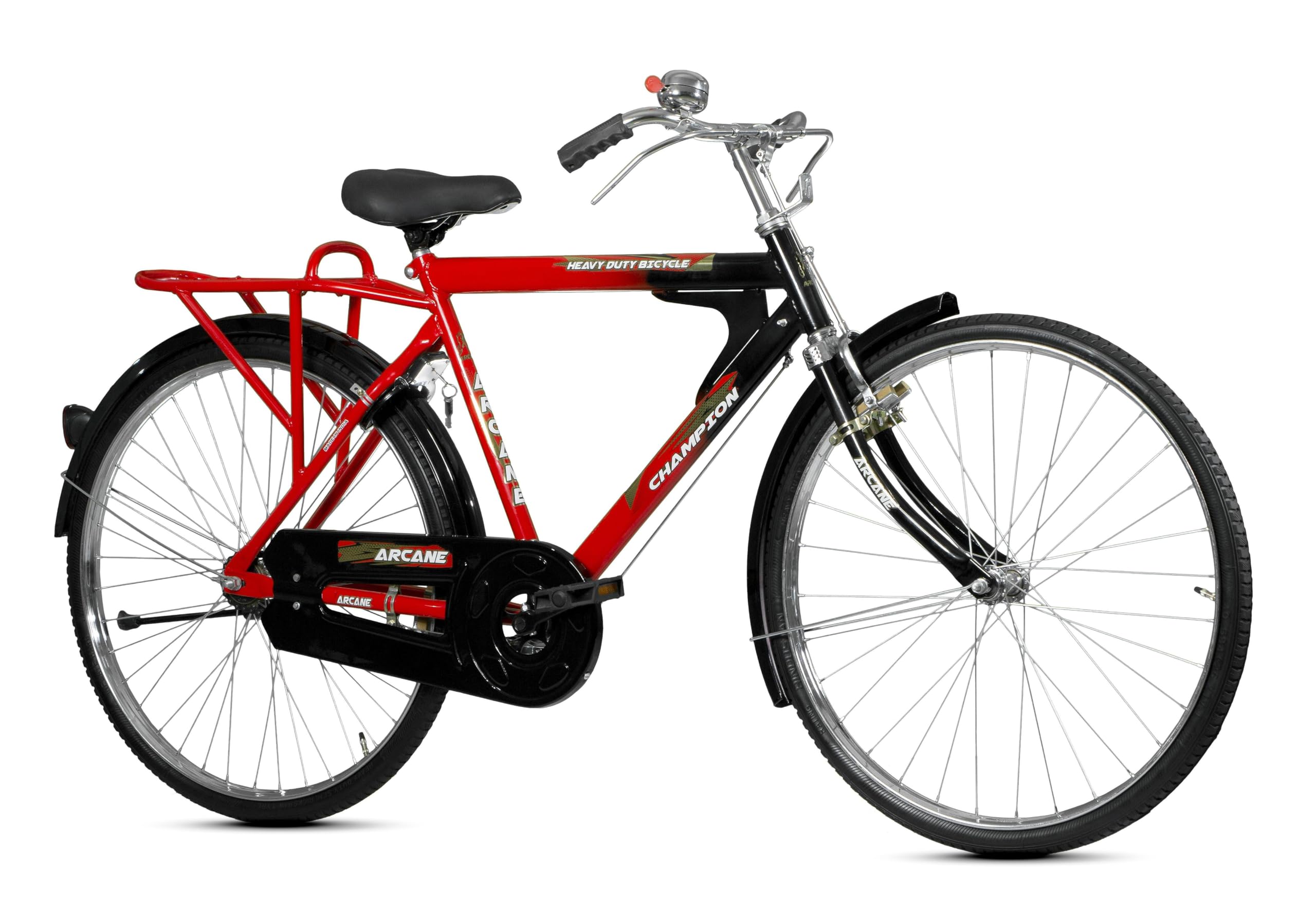 ARCANE Champion 26T Vintage Men's Bicycle (Frame Size : 50cm/20inch) | Stand, Lock, Bell and Rear Reflector Included-picture-22