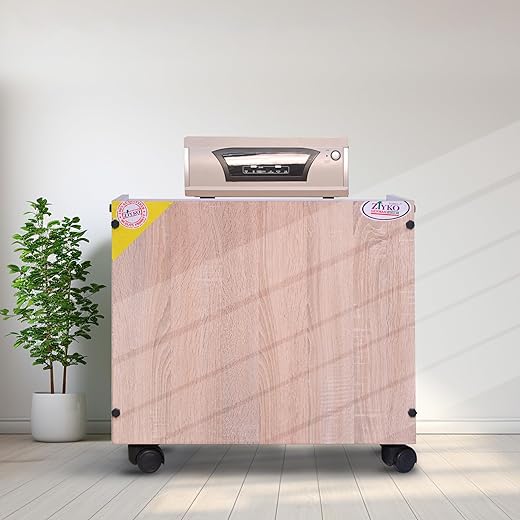 ZIYKO Single Inverter Battery Trolley for Tall Tubular Battery, for Home, Shop and Office Use. Color (Castle Oak)