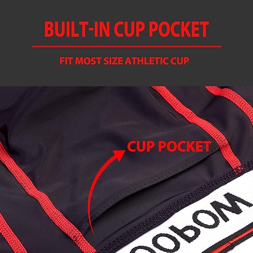Miniatura 5 de KOOPOW Pantalones cortos deslizantes acolchados para adultos con bolsillo para la taza para béisbol fútbol lacrosse hockey