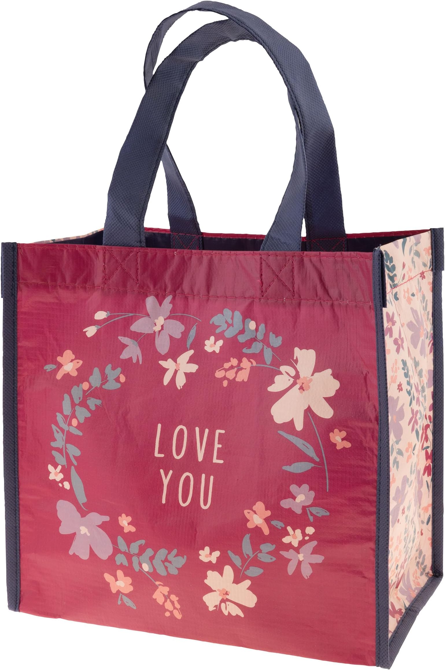 KarmaReusable Gift Bags - Tote and Gift Bags with Handles - Perfect for Birthday and Party Gifts - RPET 1 Love You Medium