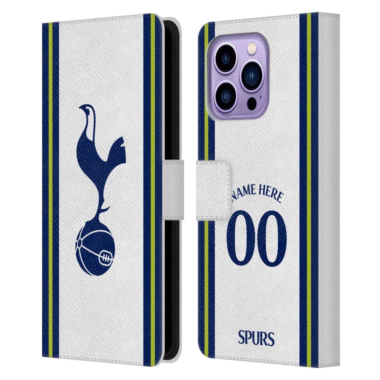 Coque portefeuille iPhone 14 Pro Max Tottenham pour protéger l'écran des rayures