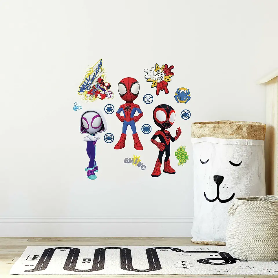 RoomMates RMK4925SCS Spidey and His Amazing Friends Peel and Stick Wall Decals