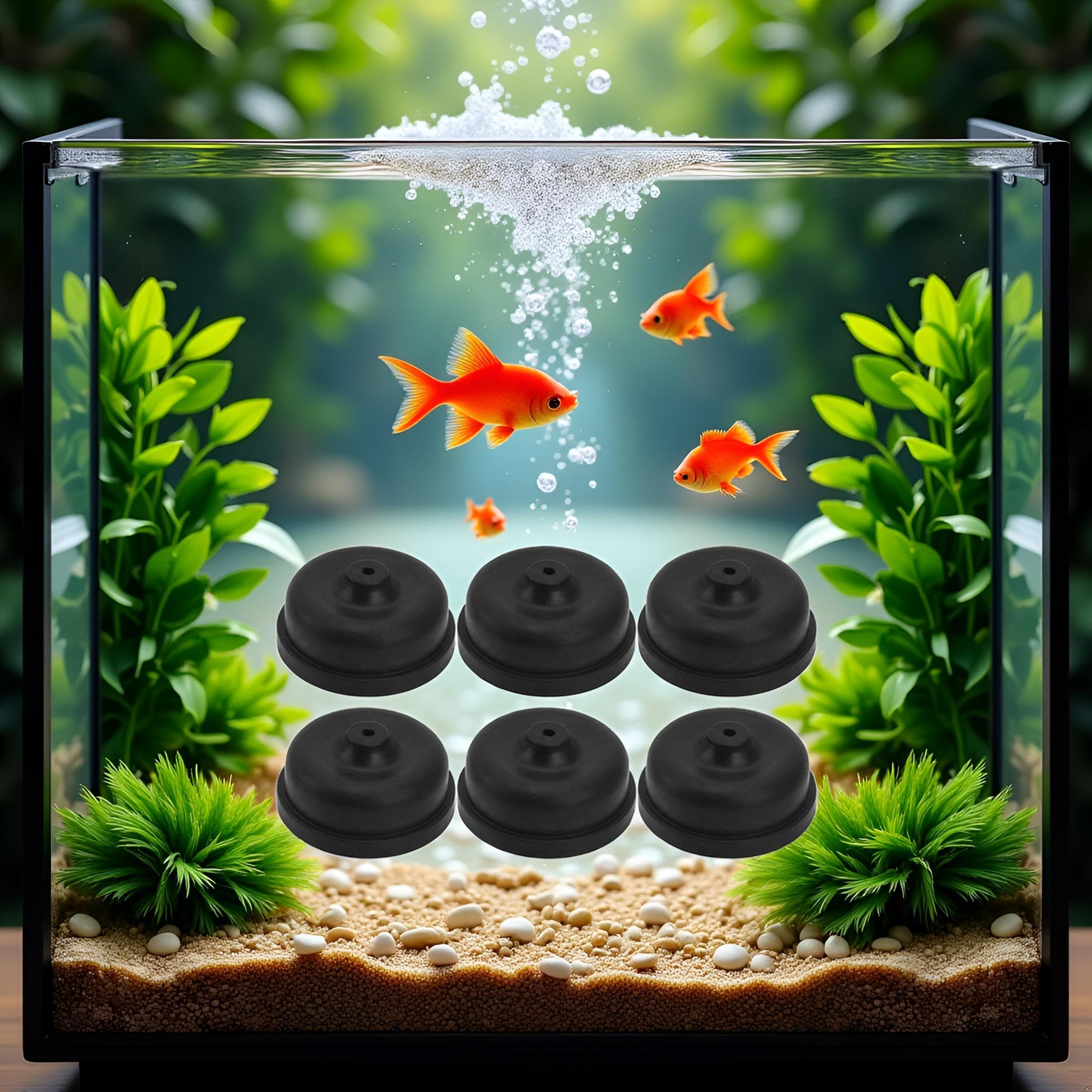 fish tank air accessories square 6Pcs Black Aquarium Diaphragm,Aquarium Pump ,Diaphragm,Accessories for Air Oxygen Pump,Air Pump ，Pumps and Filters : Pet Supplies karia When in doubt, wacky Size:90LB 0.50mm (4 Strands)-547 Yds shape—so you can easily