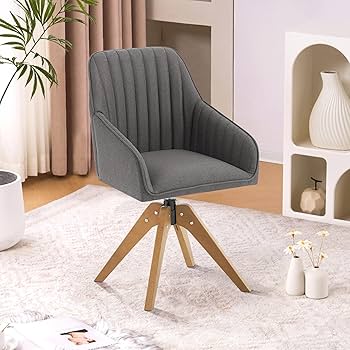 回転椅子 キャスターチェア モダン ミッドセンチュリー ブラウン