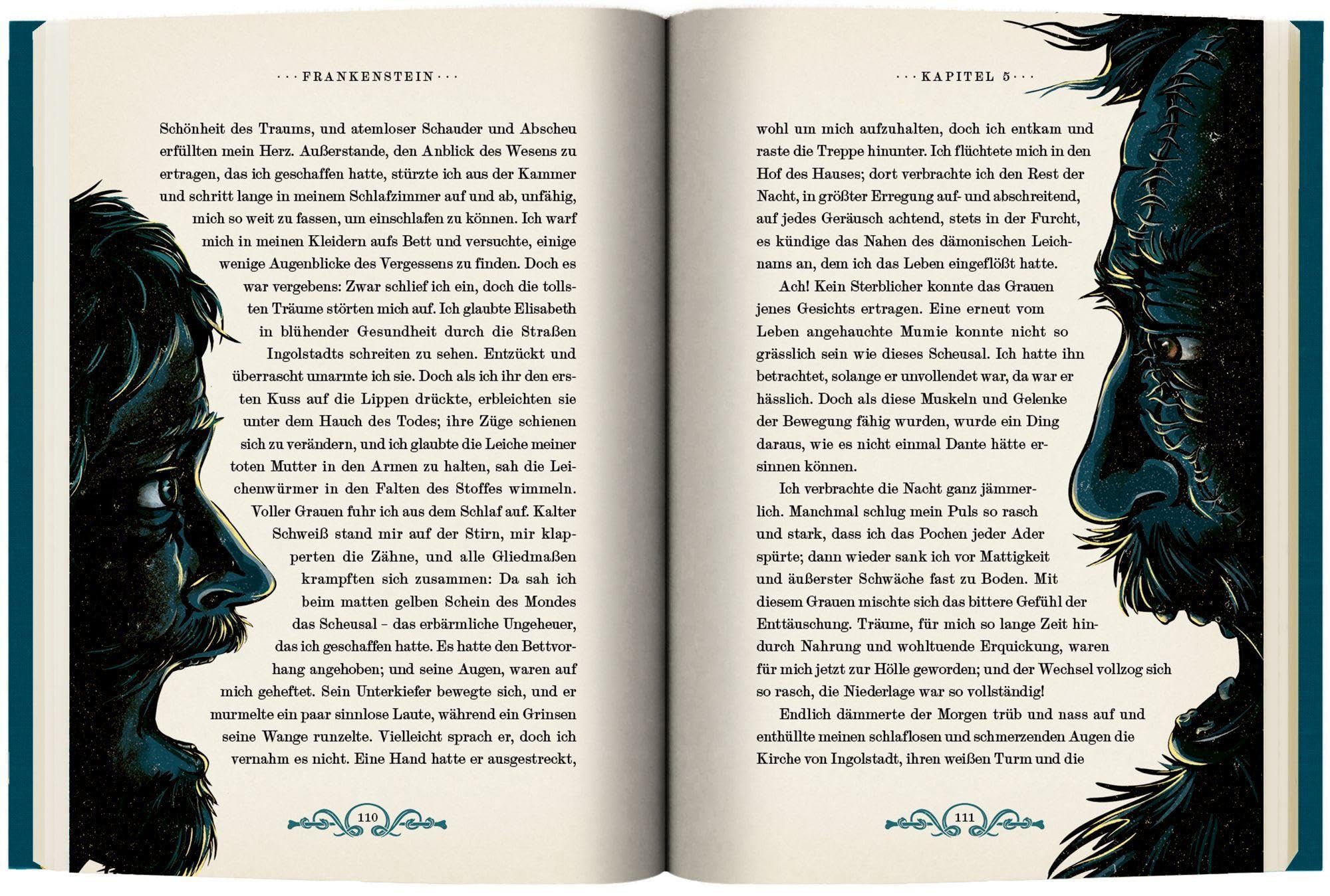 Frankenstein: oder Der neue Prometheus: Schmuckausgabe des Horror-Klassikers mit aufwendigen interaktiven Extras (Klassiker MinaLima)