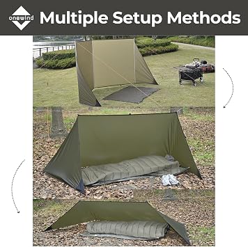 Onewind Emergency Shelter, Lightweight Survival Shelter Tent