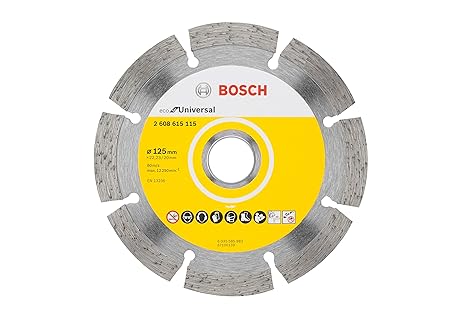 Bosch 2608615111 Diamond Cutting Disc, Expert for Universal 5 ? - 9 ? with 22.23 mm Bore (Diameter - 125mm)