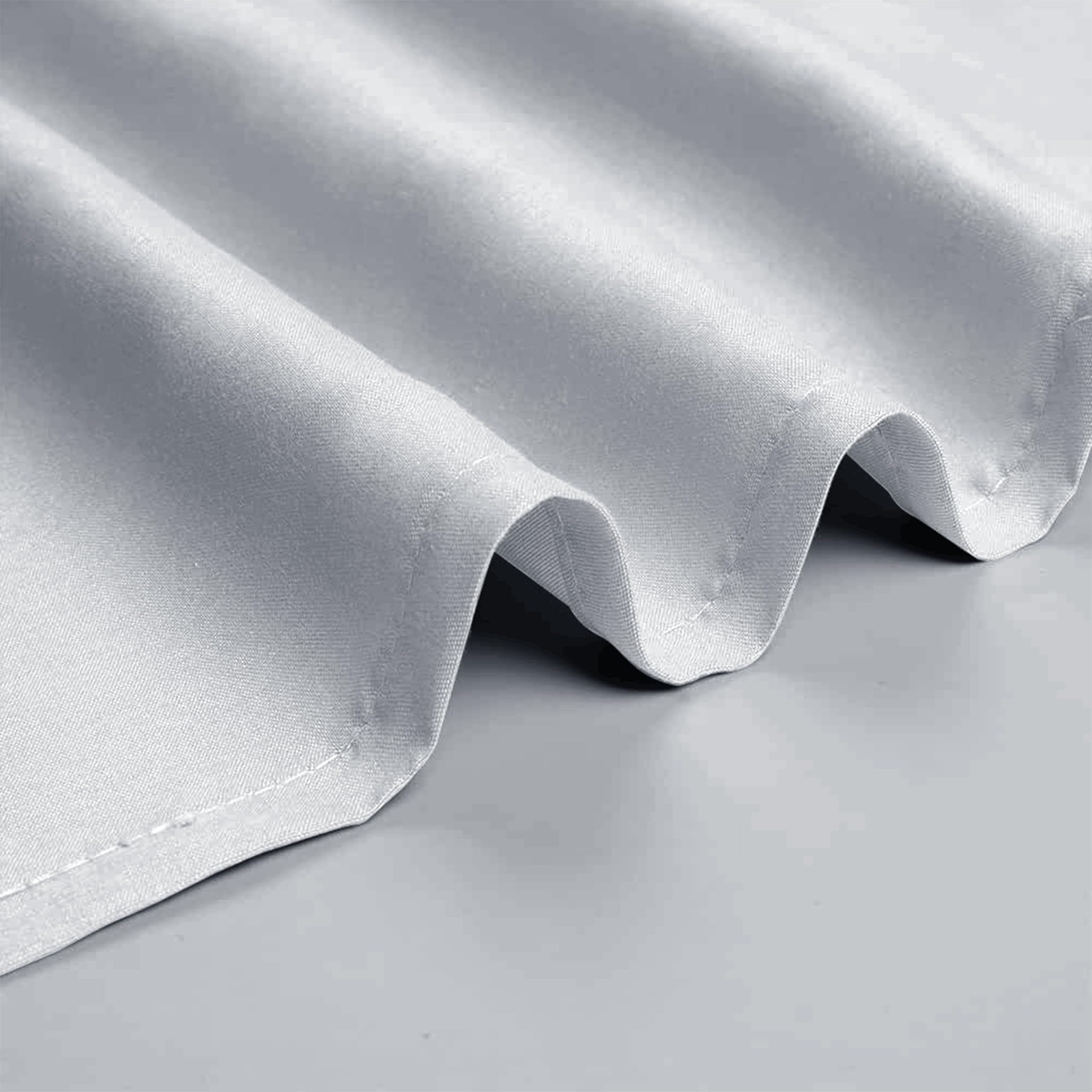 Yorkshire Bedding King Size Fitted Sheets 25 Cm Deep Silver Bed Sheet with Elastic Corners Soft Brushed Microfiber Fabric Breathable Shrinkage & Fade-Resistant Bedsheets - Image 2