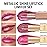 Oulac Metallic Pink Lipstick Set 3PCS, Comfortable Creamy Texture, Smooth No Grainy Feeling, Vegan & Gluten Free, Full-Coverage Lip Makeup, 3 X 4.3 g, 602+01+17