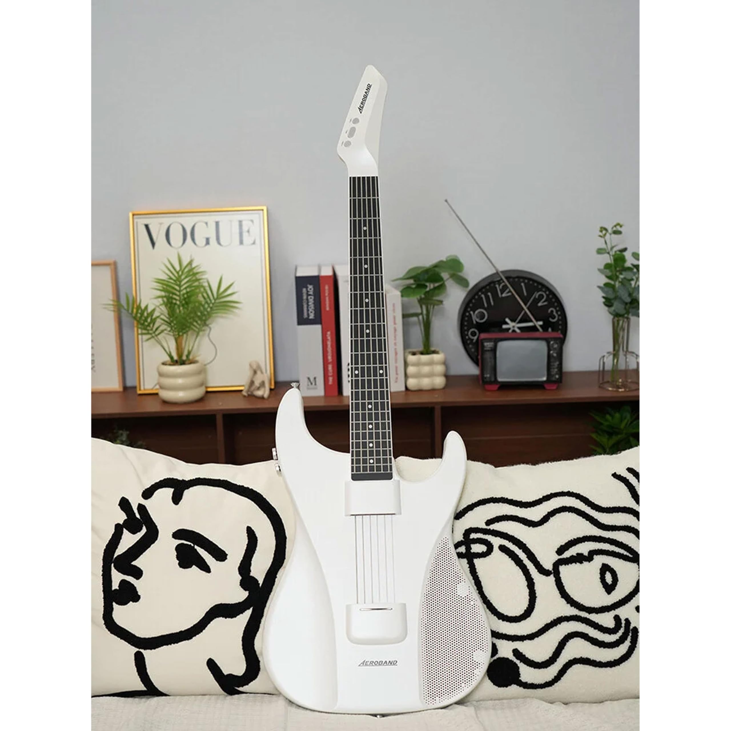 AeroBand Guitar WITH CASE - White : Amazon.in: Musical Instruments