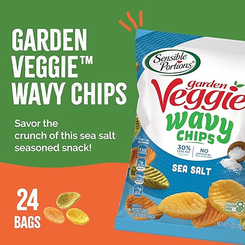 Vista 4 de Sensible Portions Chips Garden Veggie