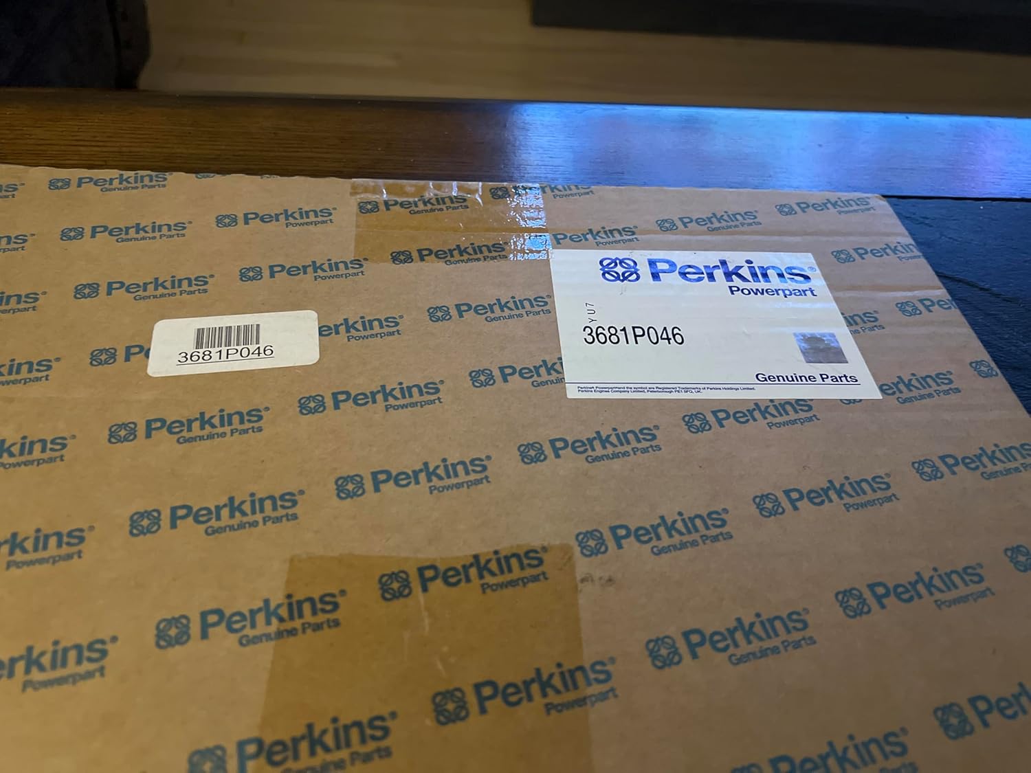 Genuine Perkins 3681P046 Timing Case Cover Gasket for 1103, 1104, and 1106 Series Engines