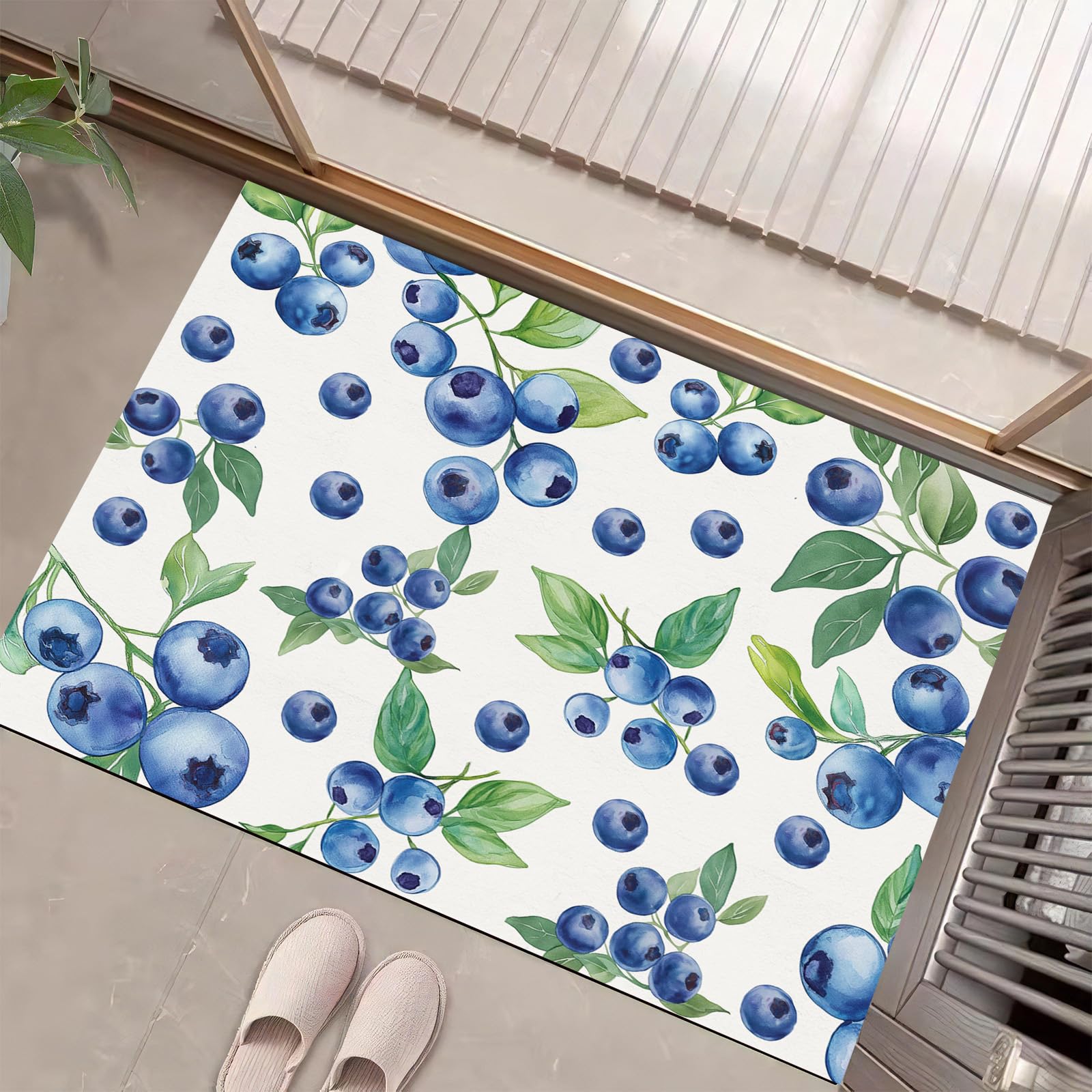 Tapis Entrée Antidérapant Contre les Sols Humides et Glissants