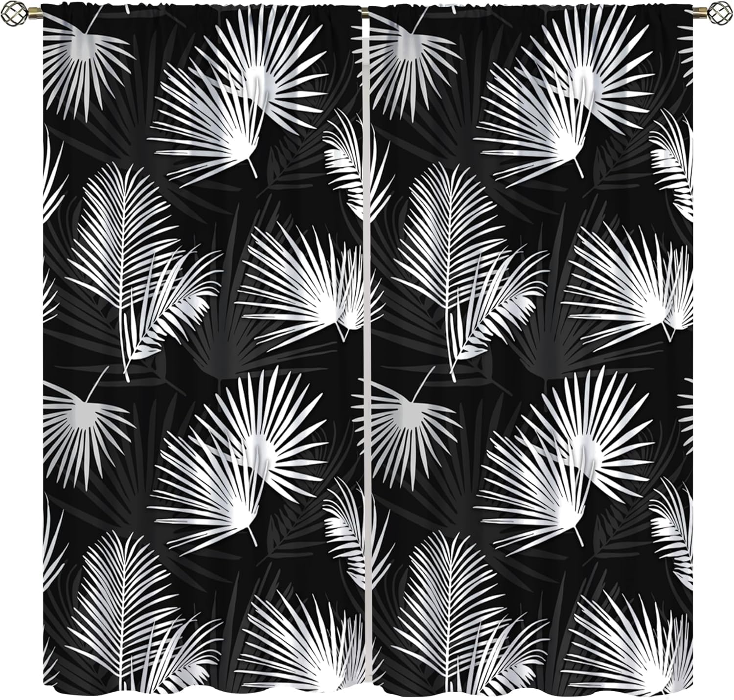 Rideau occultant thermique et phonique en polyester à motif 3D