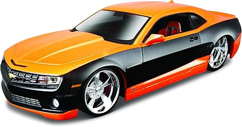 Maisto Línea de montaje de diseño a escala 1:24 Chevrolet Camaro SS 2010 Vehículo fundido a presión - Los colores pueden variar