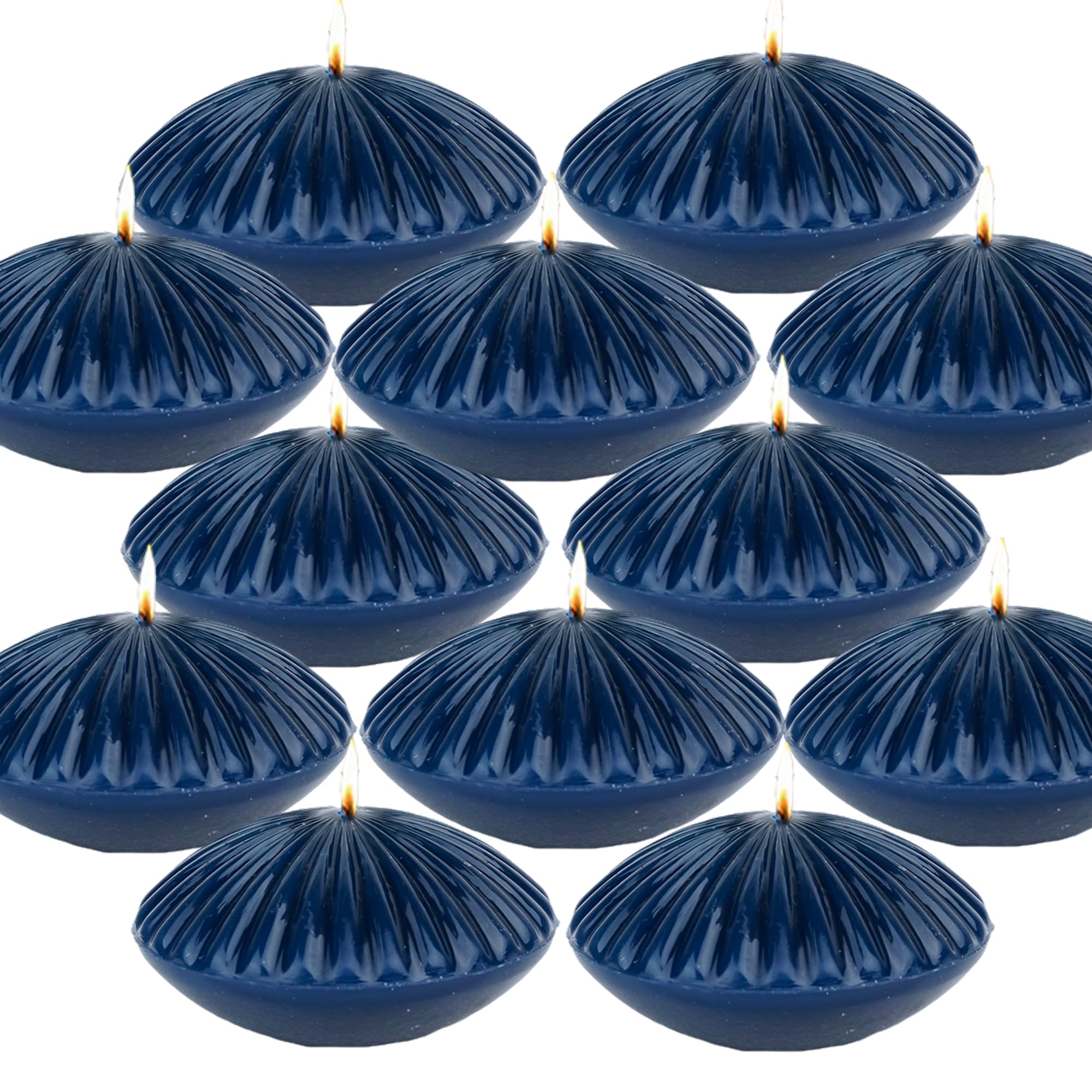 LPUSA 10 Hour Navy Floating Candles Large 3