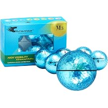 Chromax Metallic Blue AlignXL Personalized M5 Golf Balls - 6-Pack