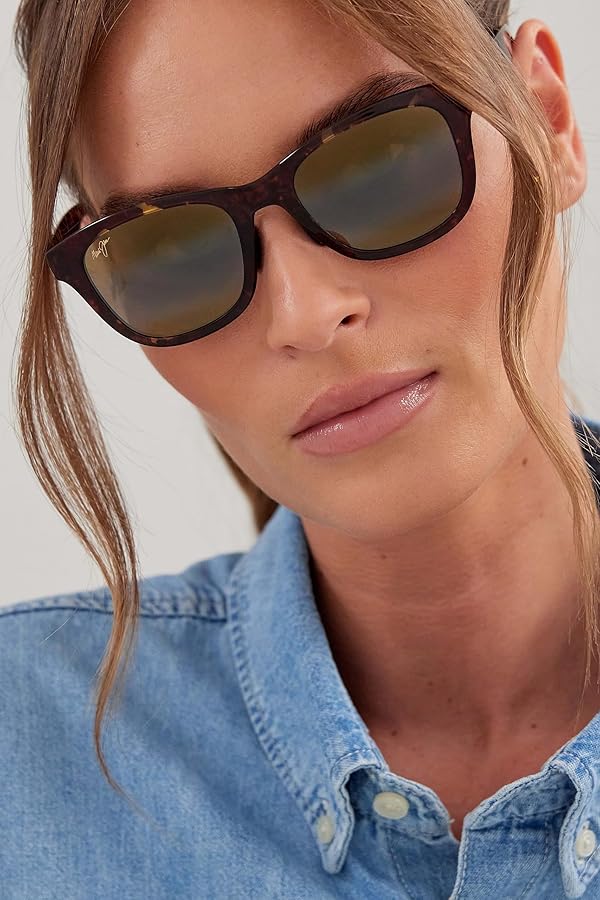 Amazon.com: Maui Jim Men's & Women's Hana Bay Polarized Square