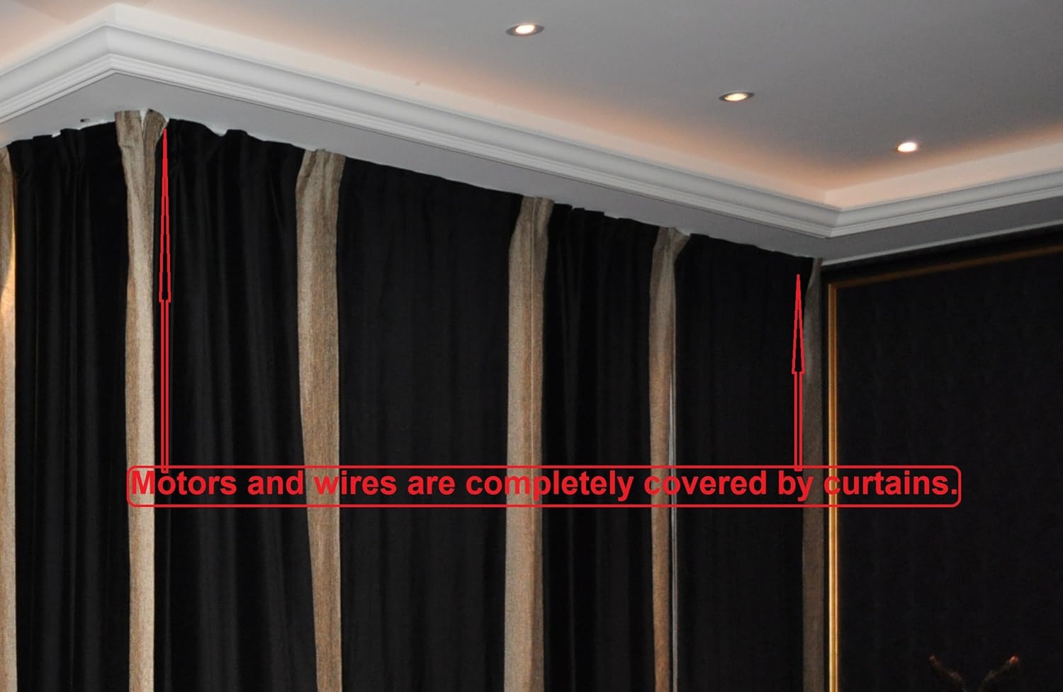 275" Remote Motorized Belt Drive Electric Curtain Rail Track CL200BT