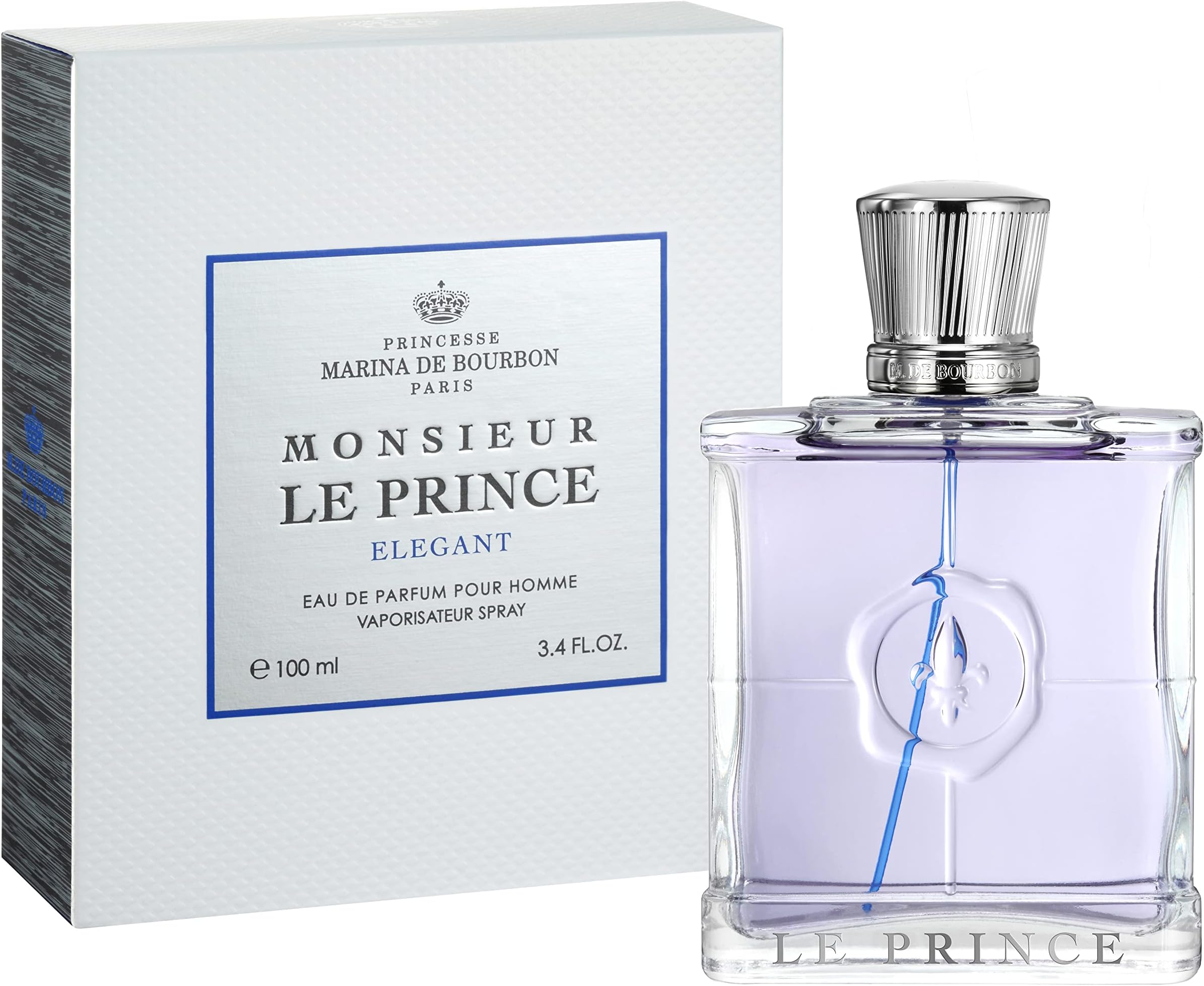Princesse Marina De Bourbon Monsieur Le Prince Elegant for Men, 3.4 oz EDP Spray