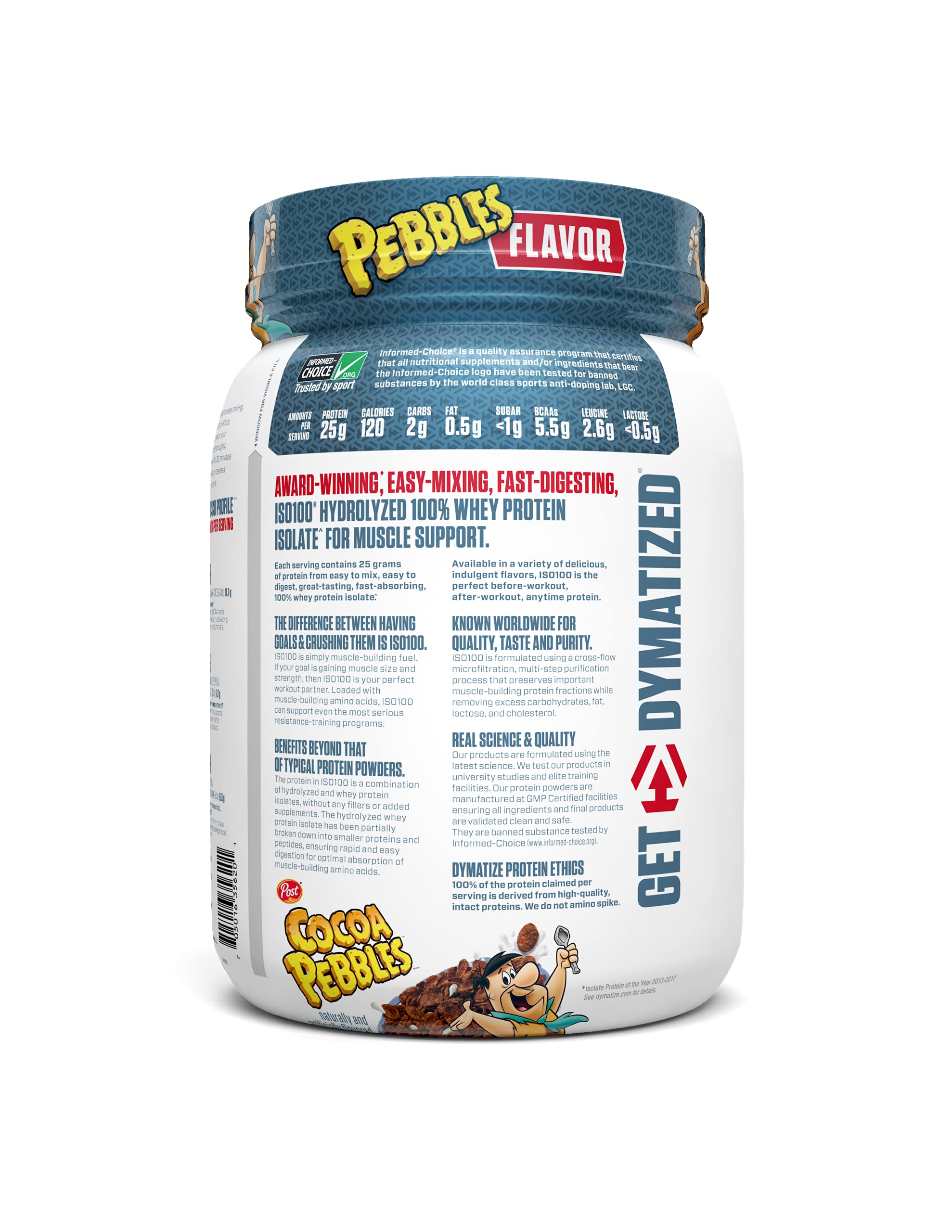 Dymatize ISO100 Hydrolyzed Protein Powder, 100 Whey Isolate Protein