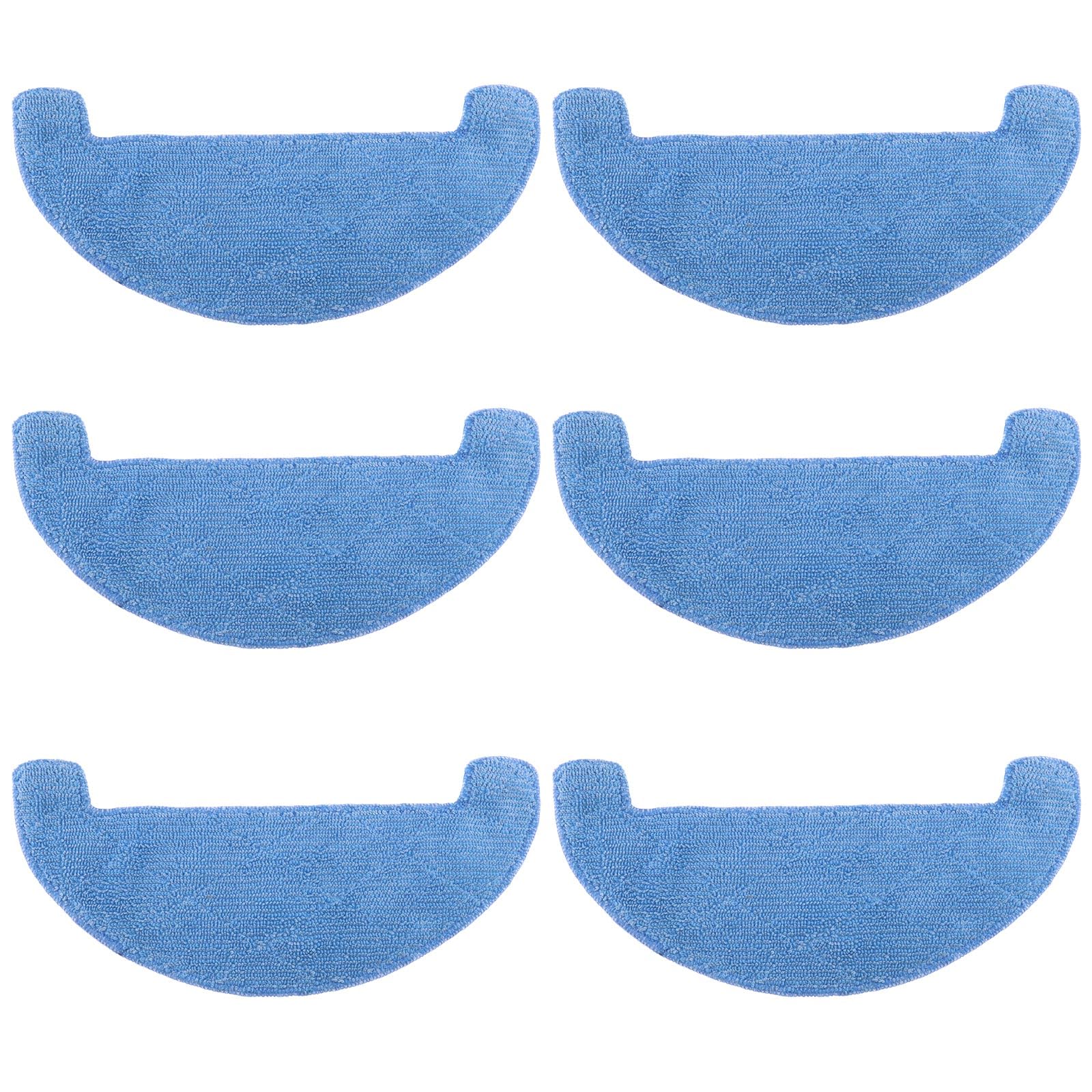 Chiffons Bagotte BG700 BG800 aspirateur robot Lot 6 lingettes nettoyage rechange bleu