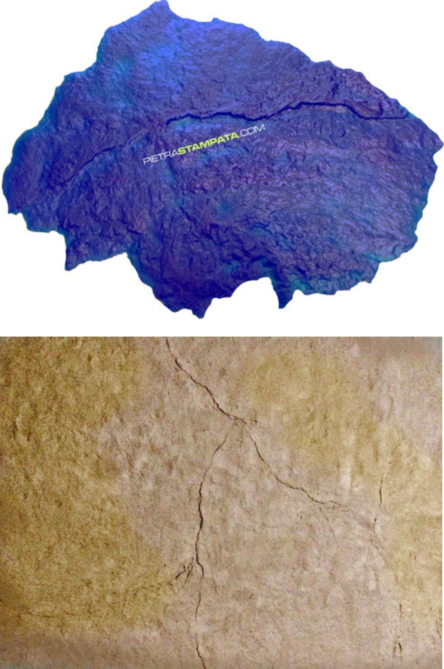 Moule de plâtre mur de pierre Rock Mat 4 pour décor de salon