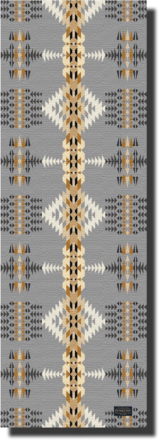 Pendleton x Yune Yoga 5mm PER Yoga Mat Premium All Purpose Exercise and Fitness Mat, Eco-Friendly, Extra Thick, Non-Slip, Anti-Tear New Designs