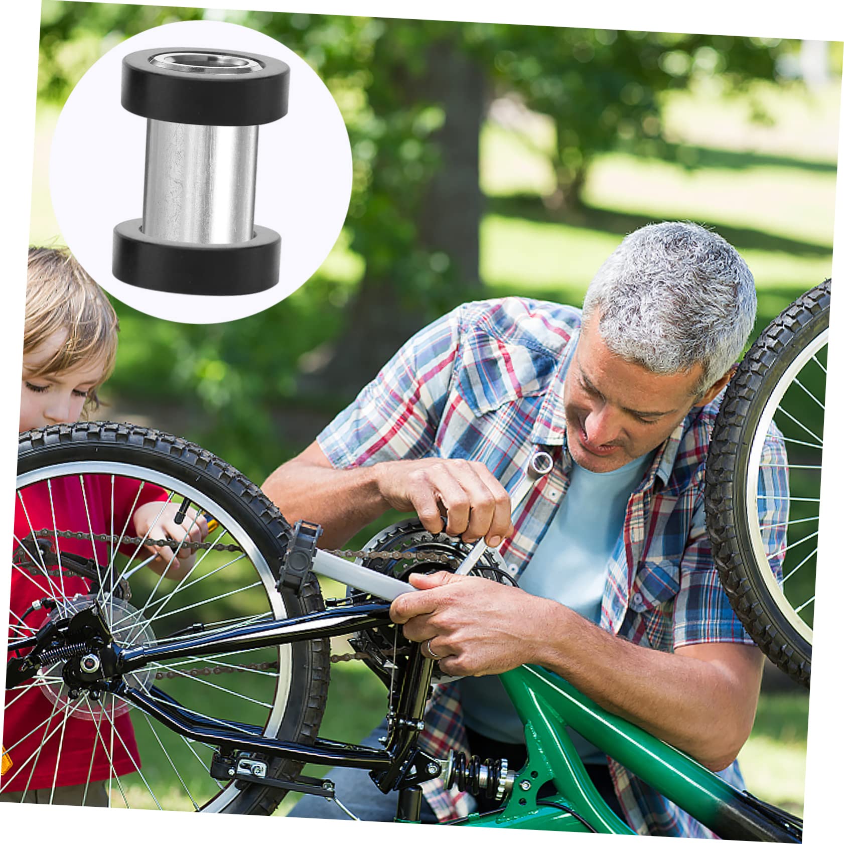 Toddmomy 2pcs Aluminum Alloy Rear Shocks Mount Bike Parts Rear Bushing for Mountain Bicycles