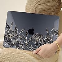 Vista 109 de TWOLSKOO for M4 MacBook Air 13.6 inch Case 2025-2022 Release M4 A3240 M3 A3113 M2 A2681, Plastic Hard Shell & Screen Protector & Keyboard Cover &