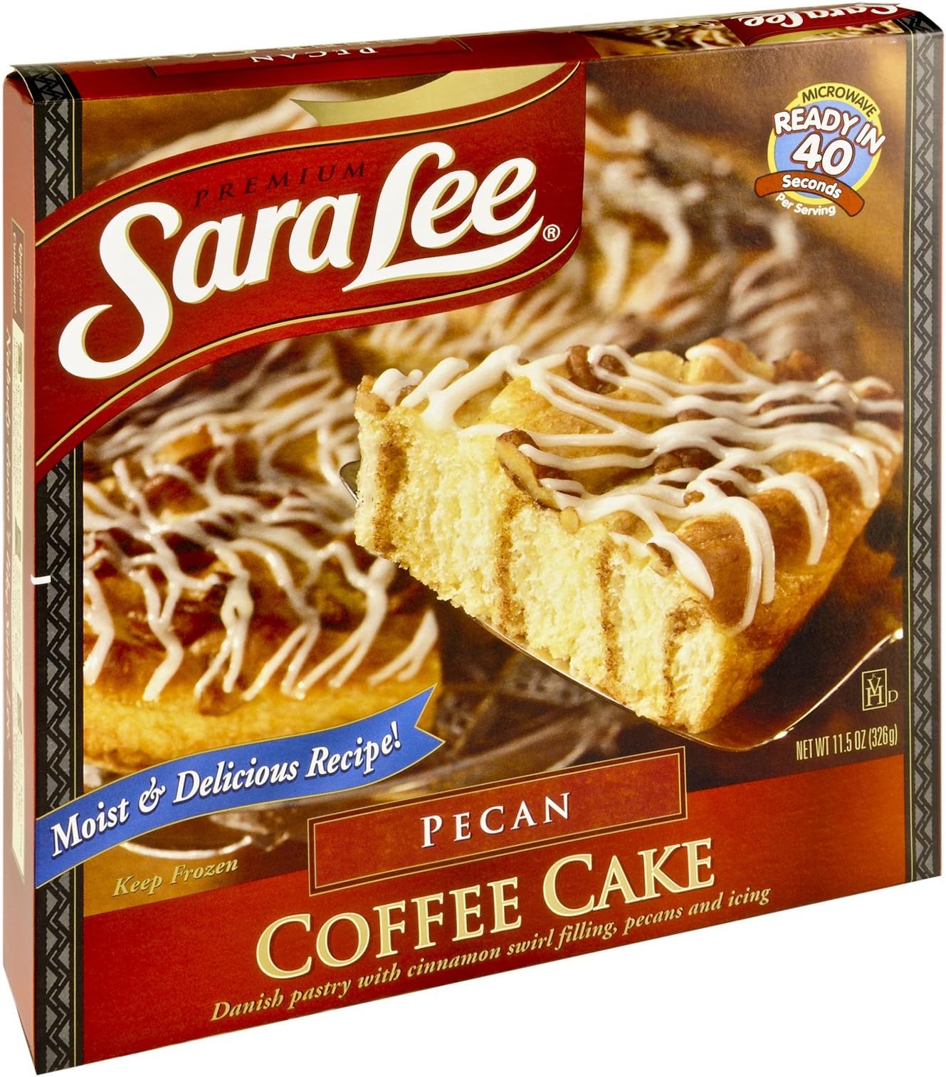 Sara Lee Pecan Coffee Cake -- 8 per case.