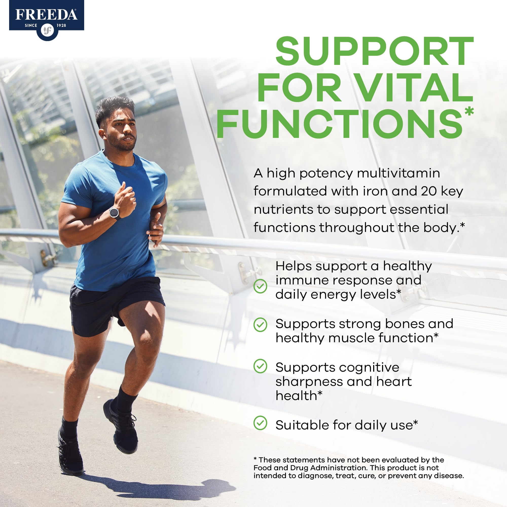 FREEDA Multivitamin – Quintabs-M with Iron – Kosher Multi Vitamins Supplements for Women Health - Multivitamins for Women & Iron-Deficient Men Adult Vitamins Multivitamin (100) — Amazon image 6