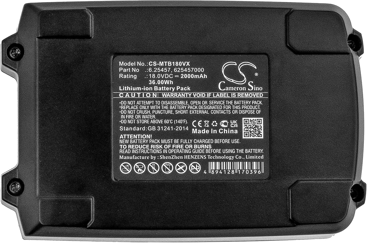 VI VINTRONS Battery for Eisenblatter HT Langsschleifmaschine, HT Multifunktionsgerat, HT Polierer,