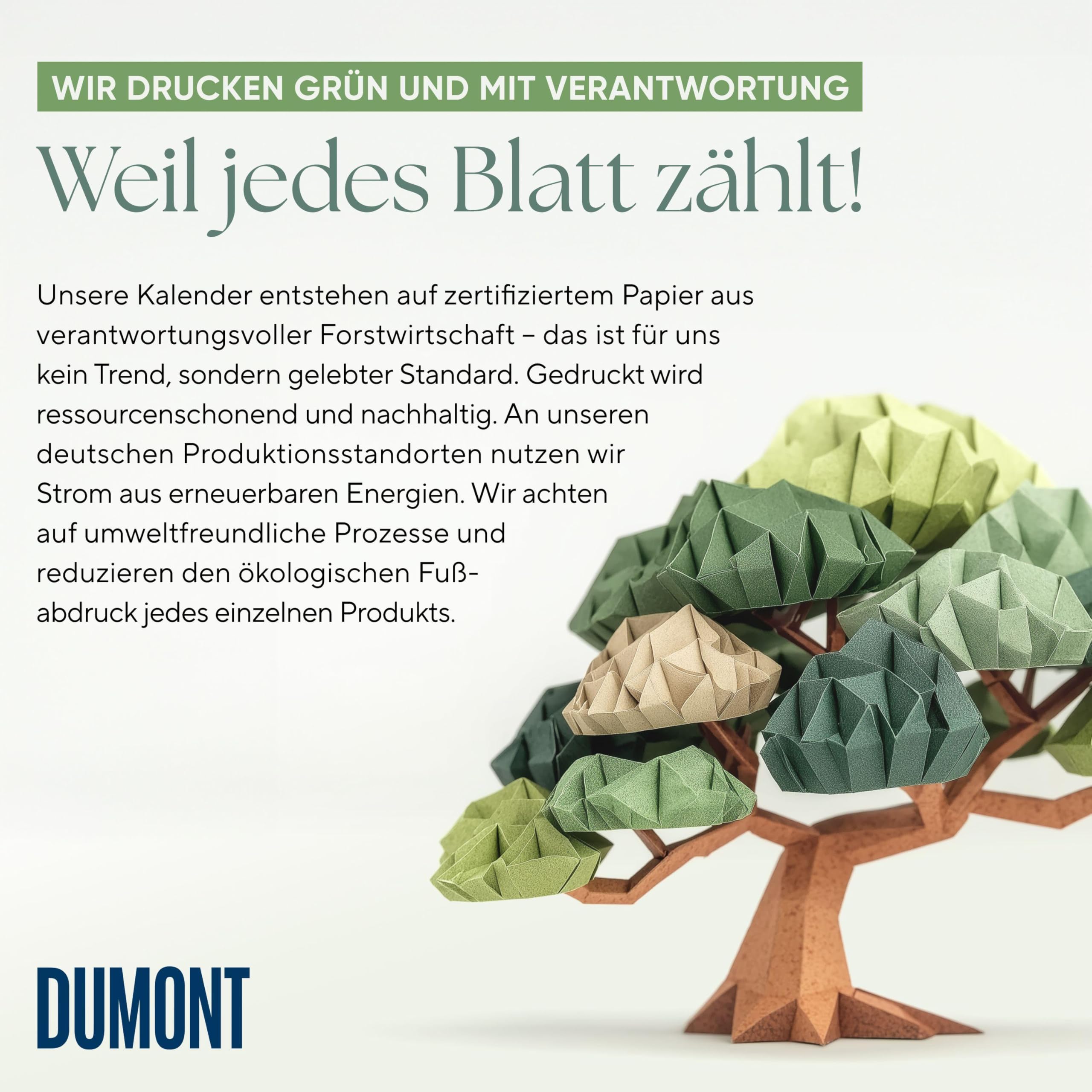 DUMONT - Alberi 2026 – Calendario da parete King-Size 34×98 cm con 12 fotografie di alberi di tutto il mondo, calendario della natura per gli amanti della natura e degli alberi: Trees