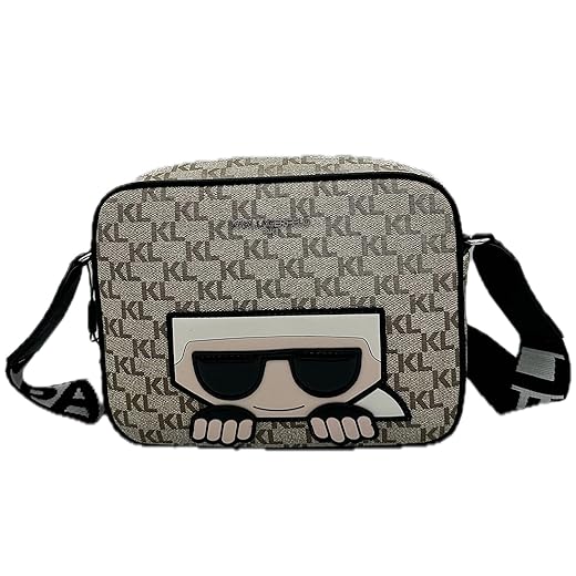 Karl Lagerfeld Paris Maybelle Crossbody, BK/APP RED