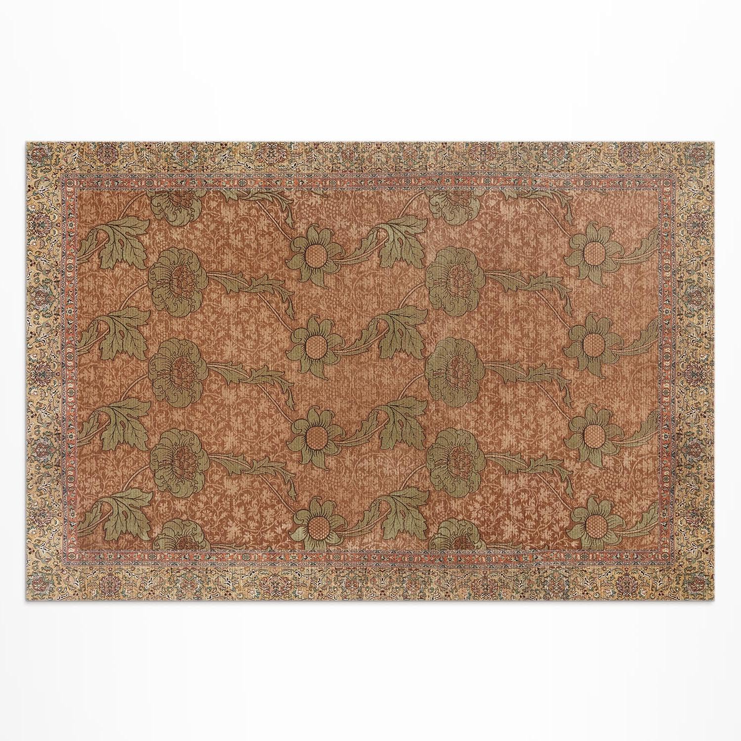 Tapis en vinyle de balcon terrasse 150x225 imperméable extérieur PVC