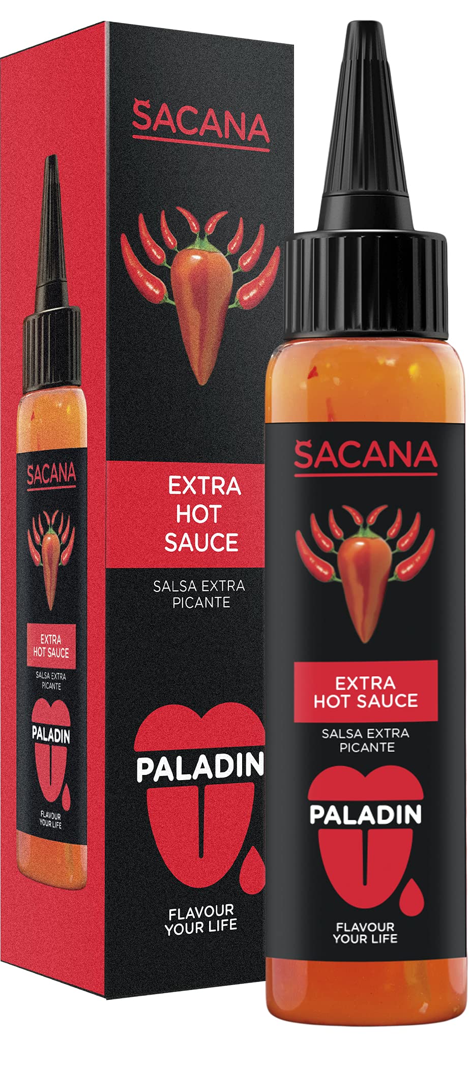 Paladin Sacana SALSA EXTRA PICANTE 75ml Box Of 6