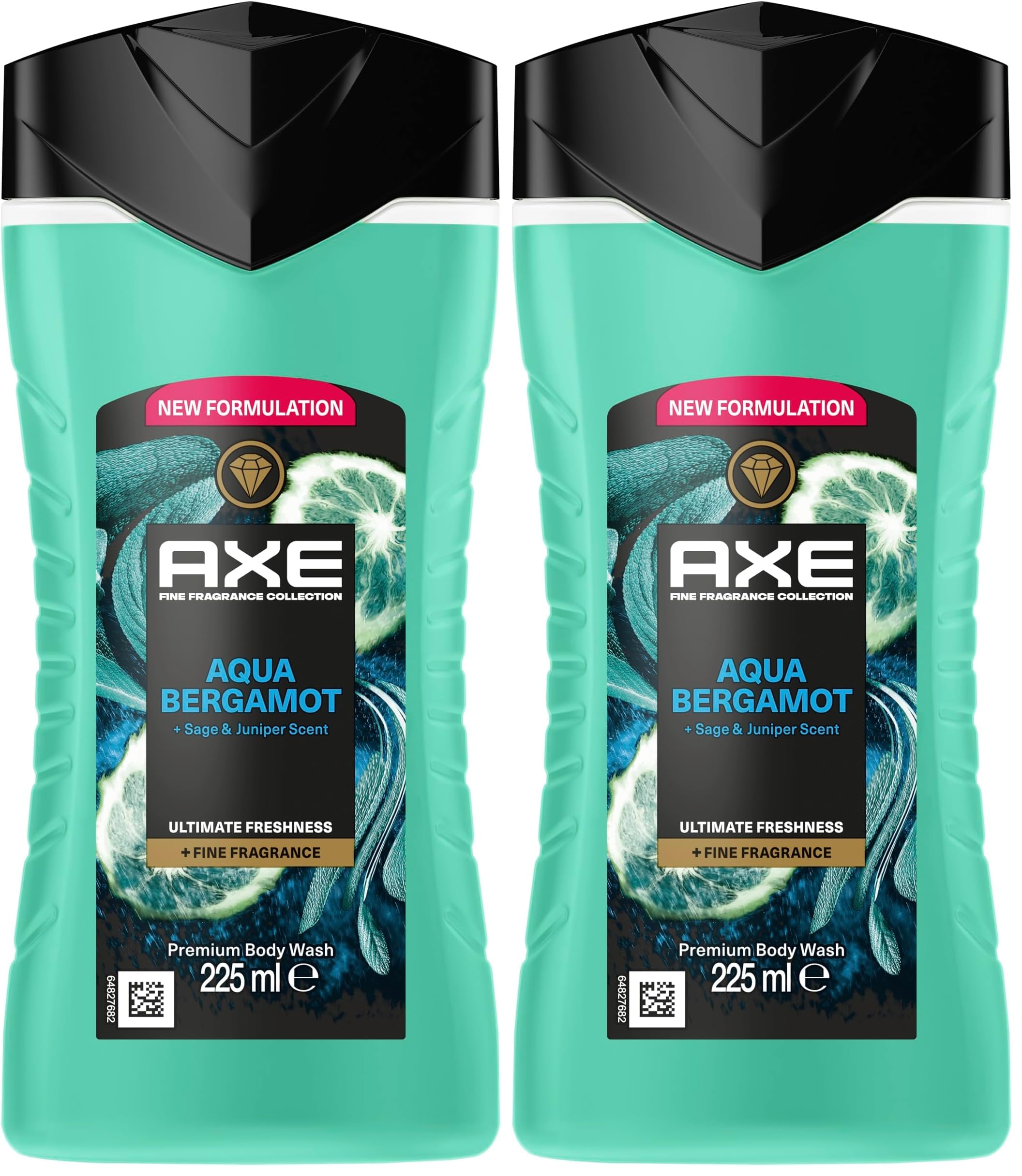 Axe Gel Bergamota, 225 ml (Paquete de 2) en oferta en Amazon