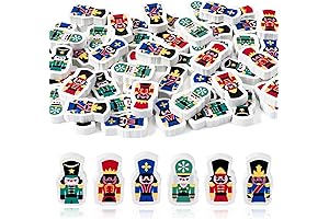 Adorable Christmas Spirit Mini Erasers