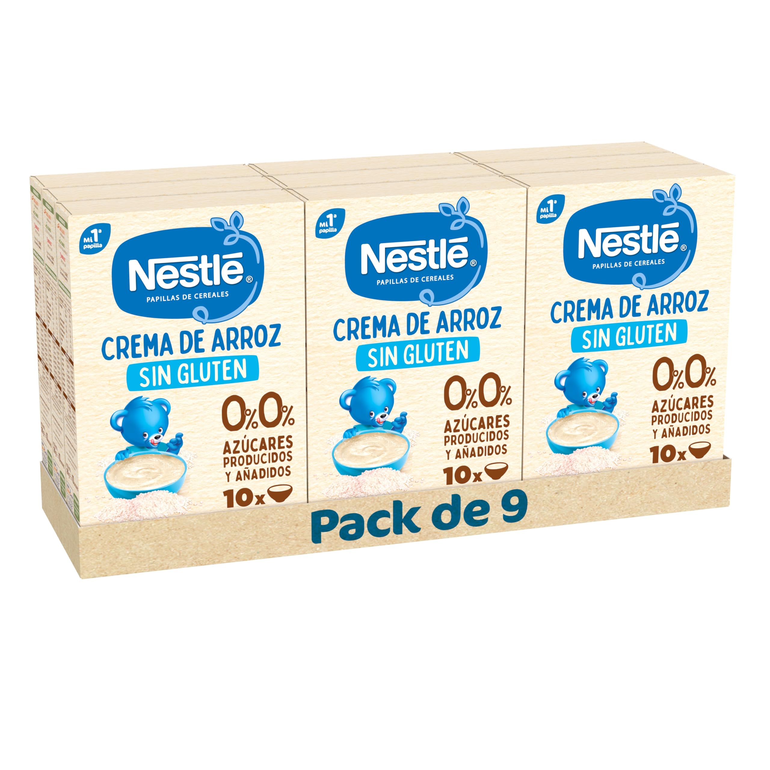 NESTLÉ Papilla Sin gluten 9x180g