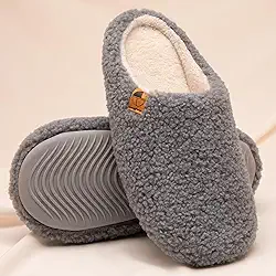 Chinelos femininos de espuma viscoelástica para uso interno e externo