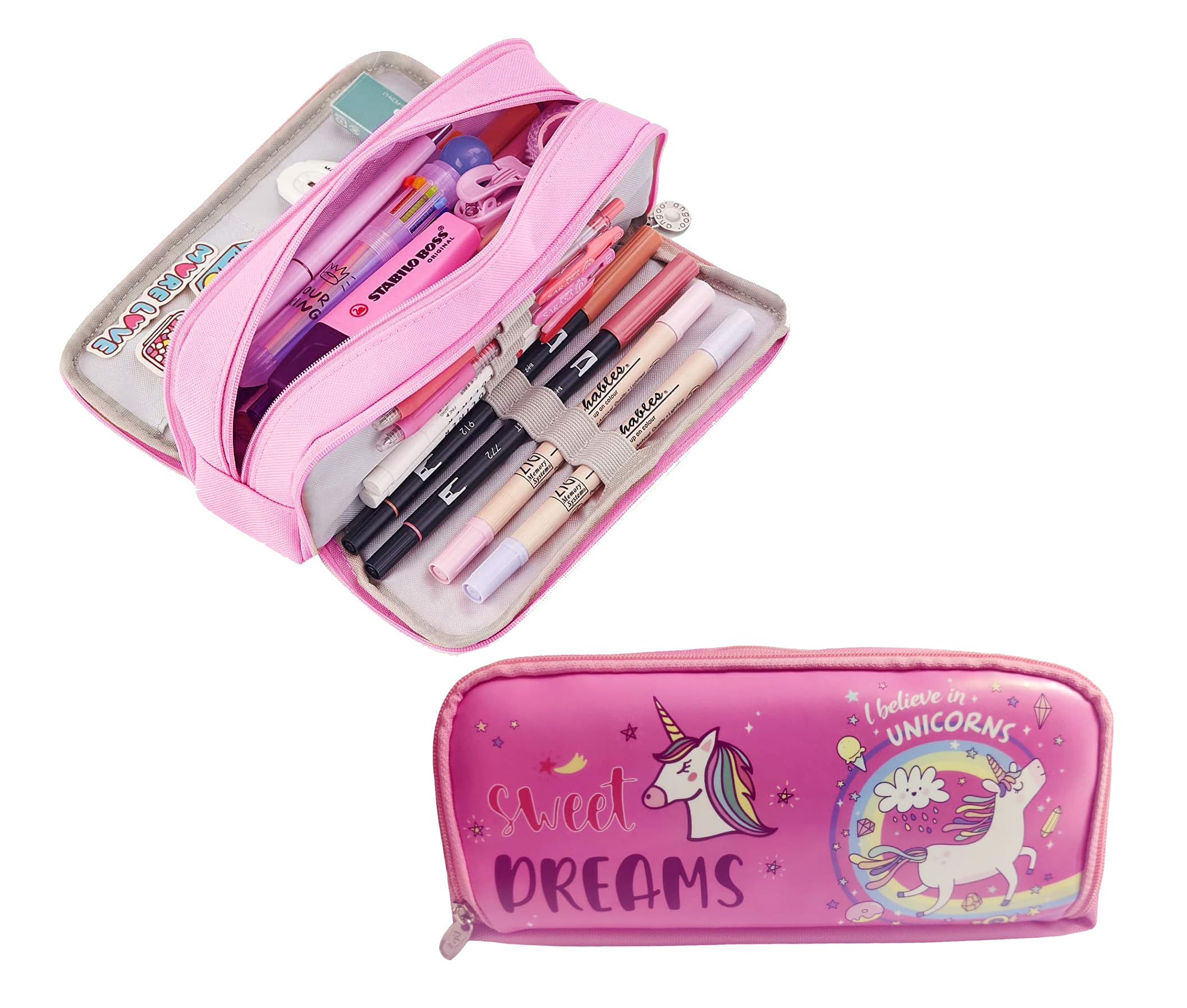 See full amazon price history chart for Jiada Unicorn Print Large Capacity Pencil Case 3 Compartment Pouch Pen Utility Bag for Girls Jiada Unicorn Print Large Capacity Pencil Case 3 Compartment Pouch Pen Utility Bag for Girls (B0CZDC1GM2) Amazon Price History, Amazon Price Tracker