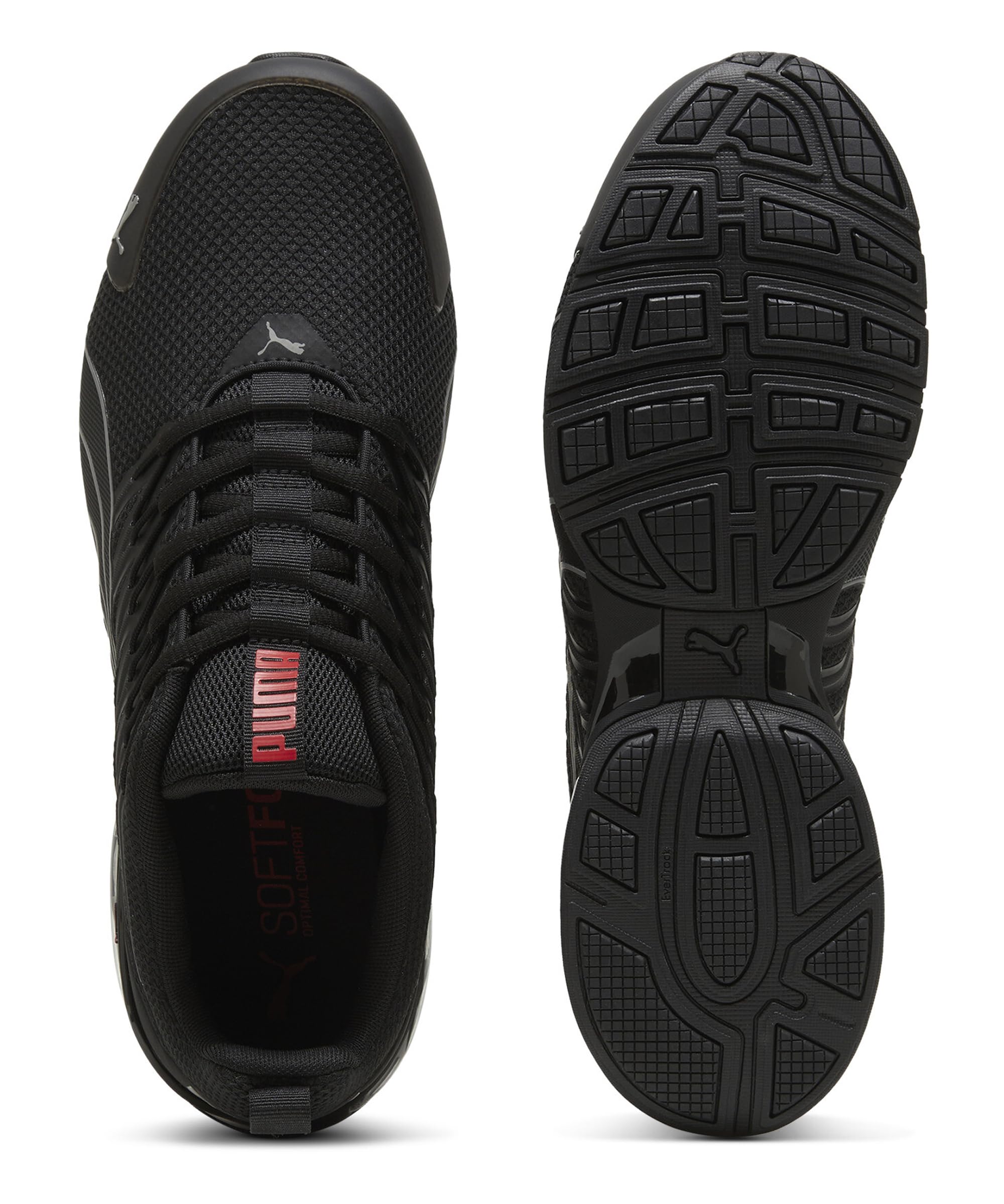 PUMA Voltaic Evo Cross Trainer pour Homme, Noir/Rouge pour Tous Les Temps