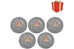 Dumpster Fire Challenge Coins: A Hilarious Gift for Work Shenanigans